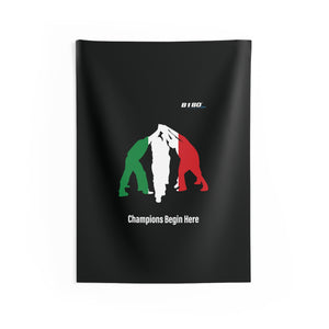 B180 Teamwork and Togetherness Sportswear Indoor Wall Tapestry