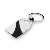 B180 Scoop Finish Key Ring