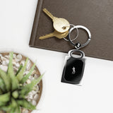 B180 Scoop Finish Key Ring