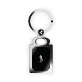 B180 Scoop Finish Key Ring