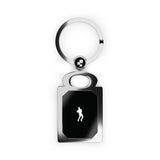 B180 Scoop Finish Key Ring